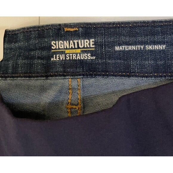 Levi's Womens Maternity Skinny Jeans‎ Medium - Picture 2 of 6